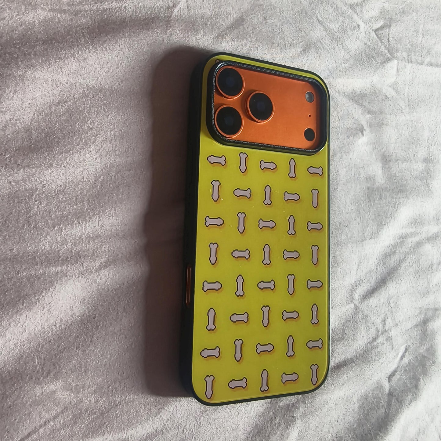 Nude Art Pixel Penis Mirror iPhone 17 Case