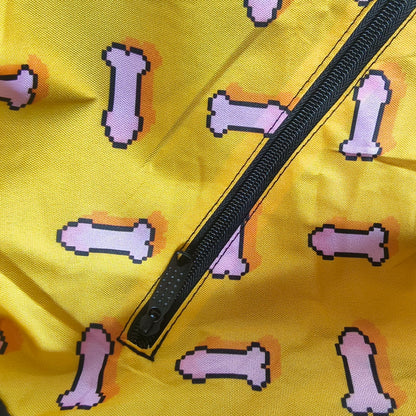 Pixel Cartoon Penis Backpack
