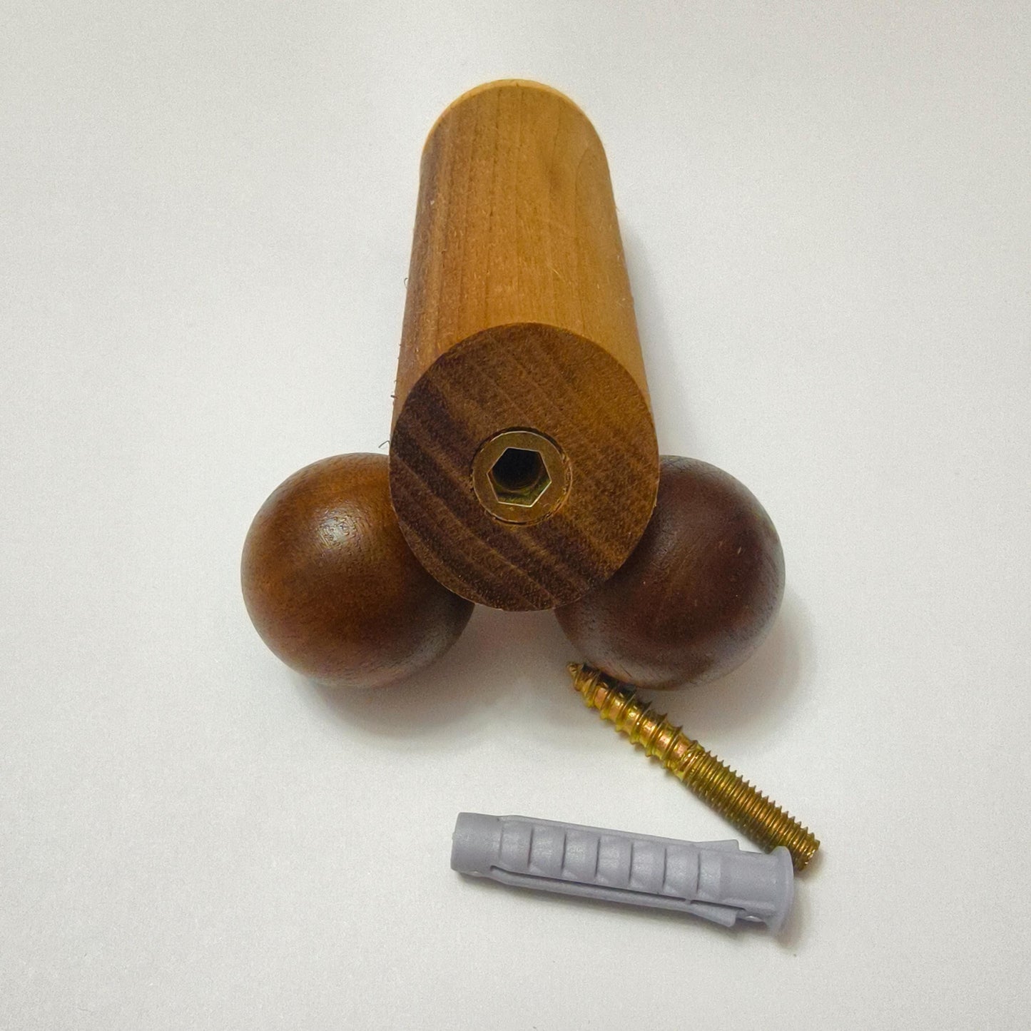 Wooden Penis Wall Hook