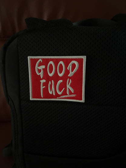 Funny "Good Luck" Velcro Armband Removable Patch