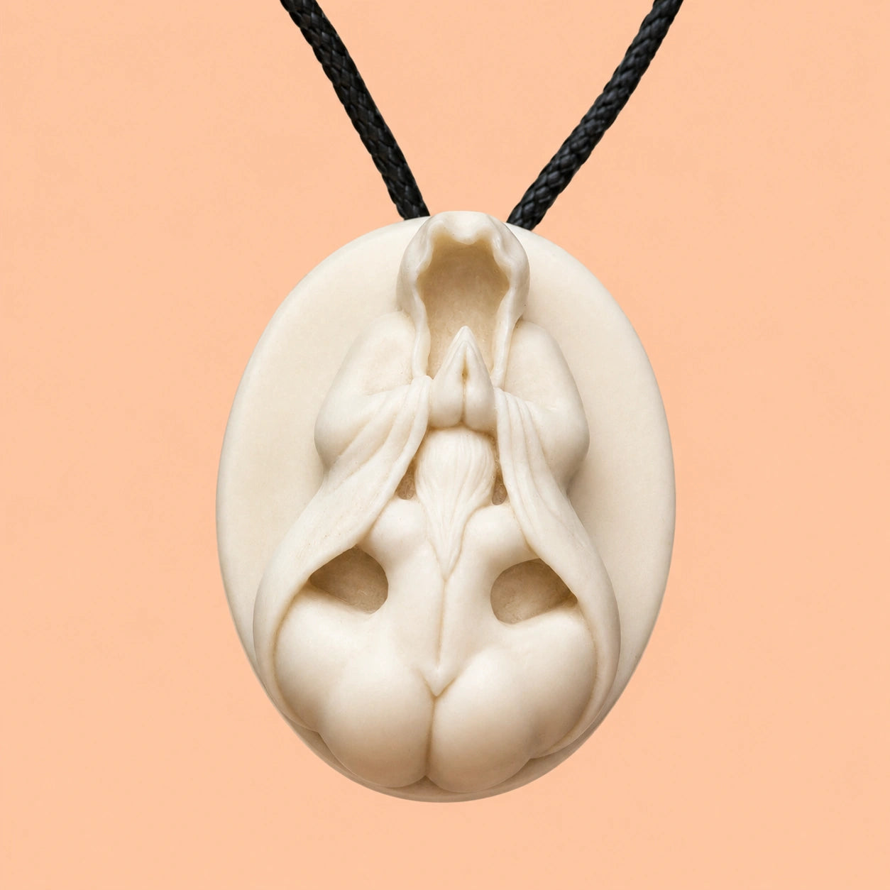 Antler Nude Pendant Necklace