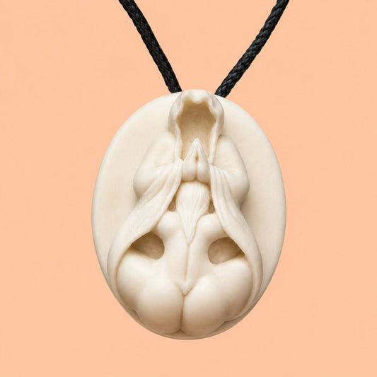 Antler Nude Pendant Necklace