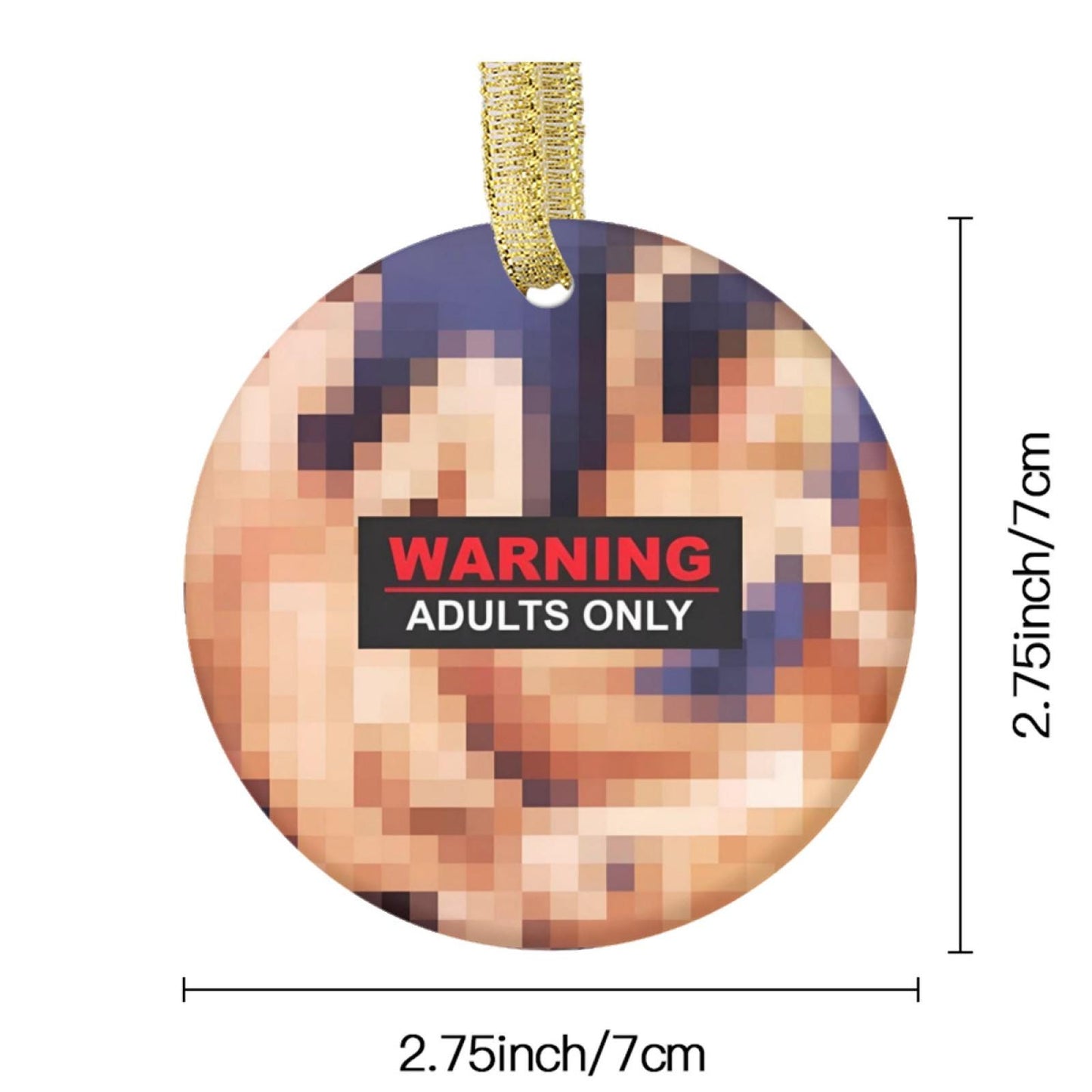 18+ Adult Christmas Ornament