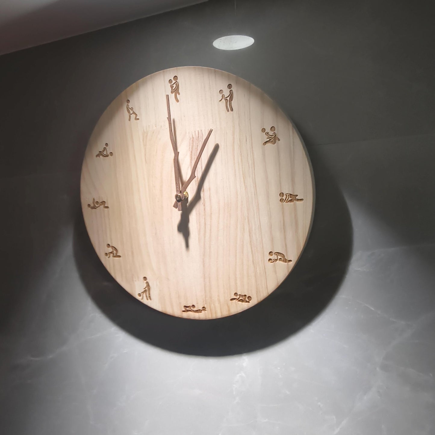 Solid Wood Wall Clock