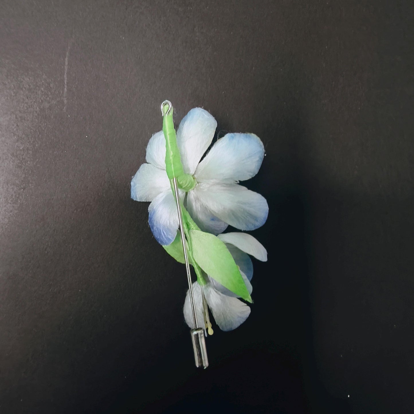 Silk Flower Vintage Brooch