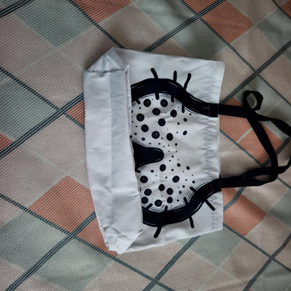 Penis Print Canvas Tote Bag