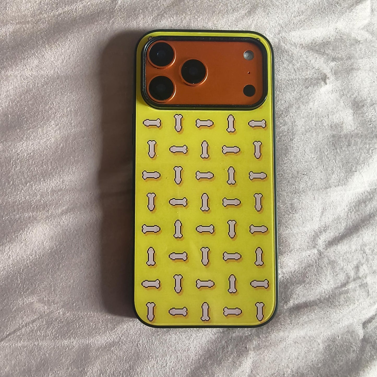 Nude Art Pixel Penis Mirror iPhone 17 Case