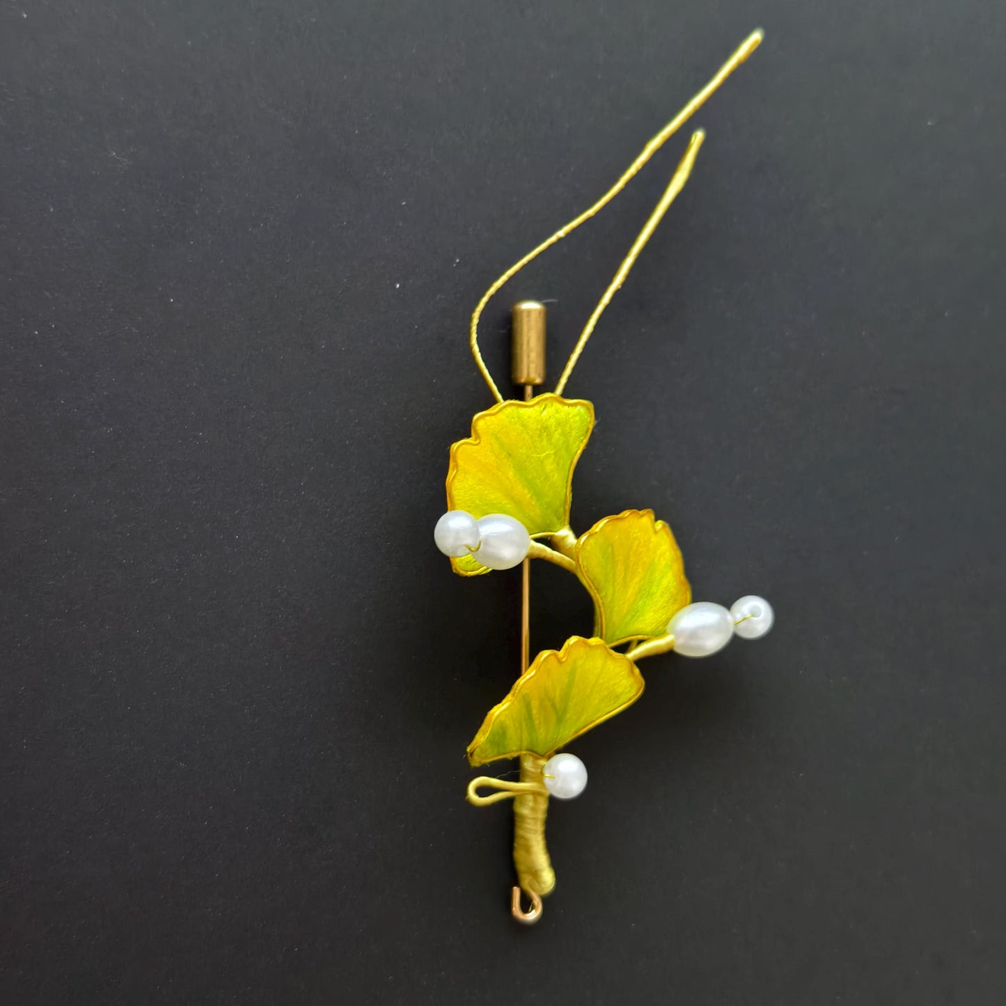 Antique Style Silk Flower Brooch Handmade Floral Brooch Pin for Women