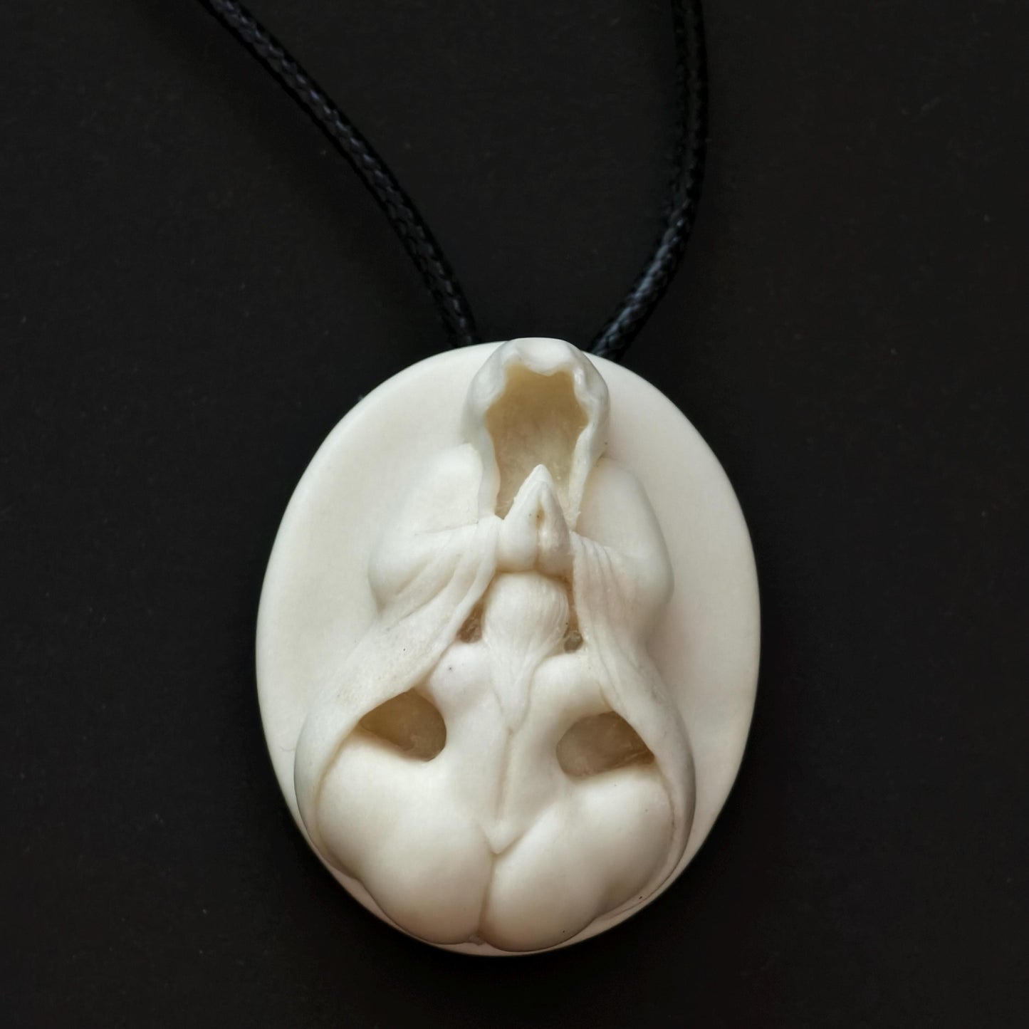 Antler Nude Pendant Necklace