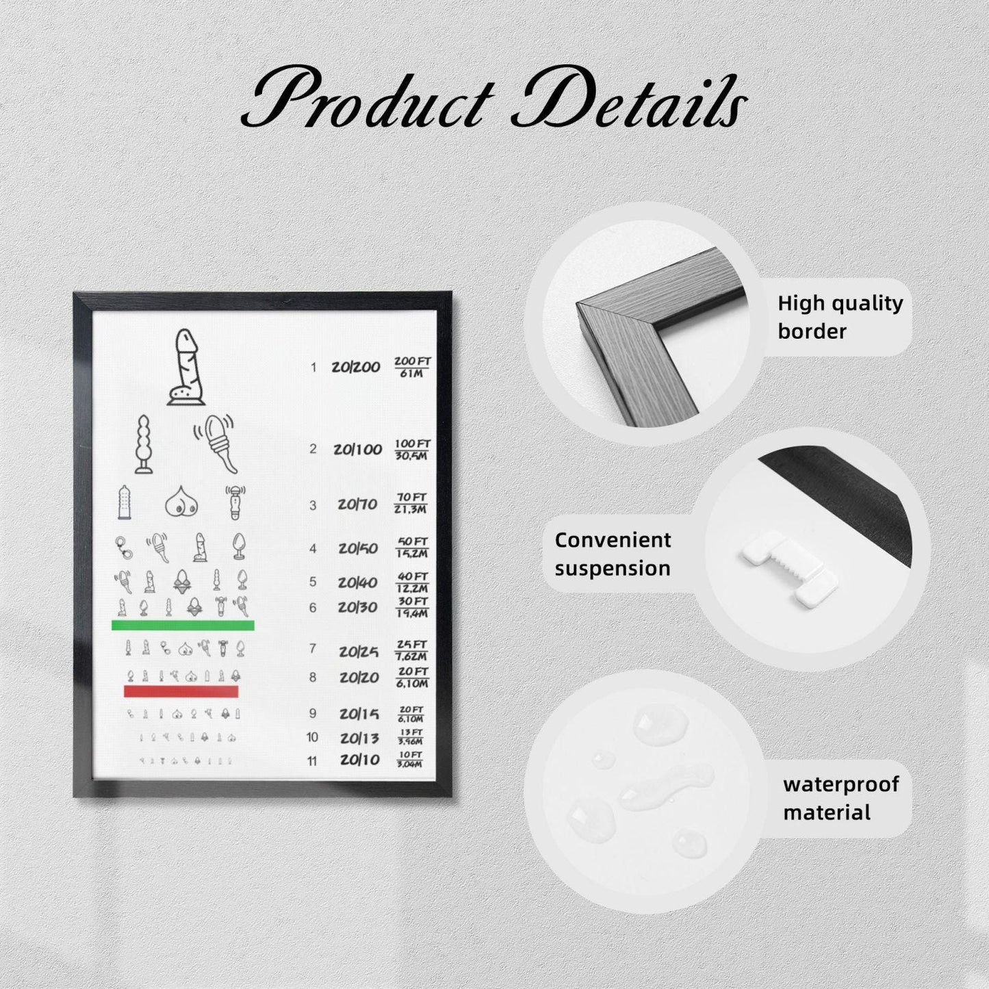 Creative Eye Chart Wall Print