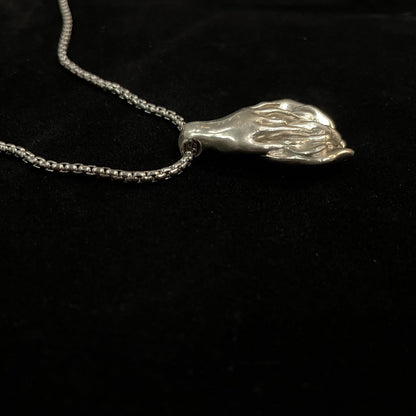 Copper Nude Pendant Necklace