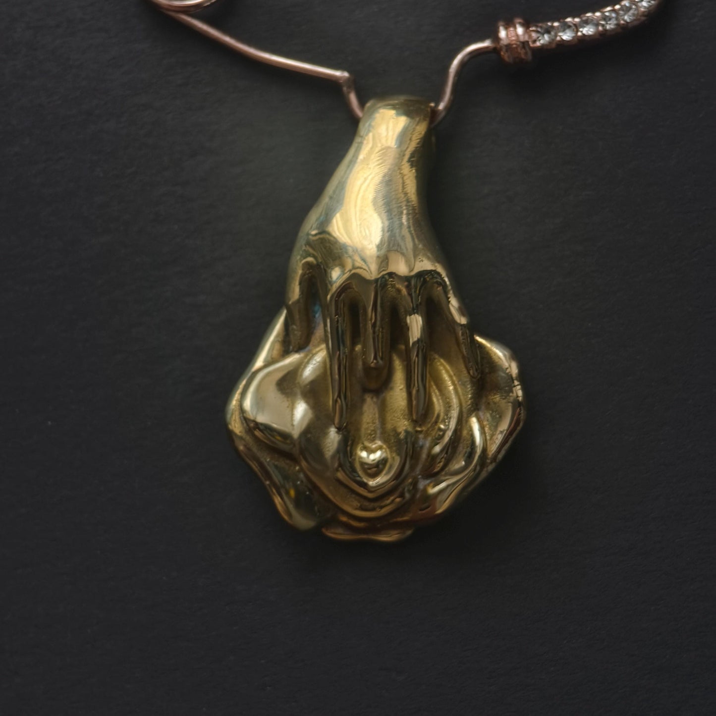 Handmade Copper Nude Art Brooch