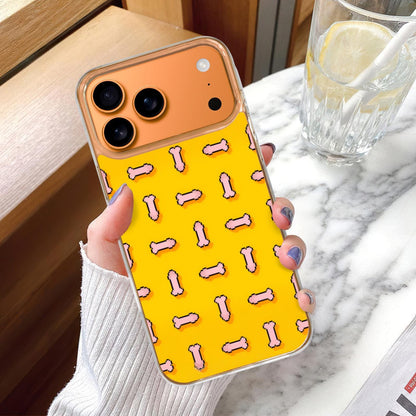 Pixelated Pattern iPhone 17 Pro Max Case – Funny Adult Humor TPU Cover