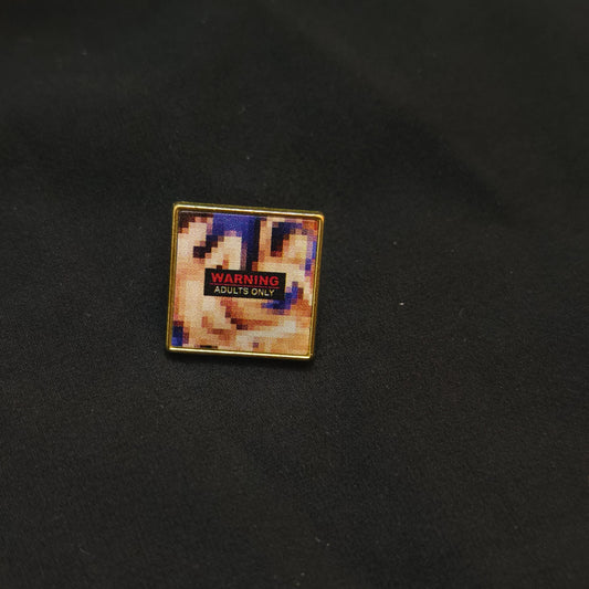 Adults Only Mosaic Lapel Pin