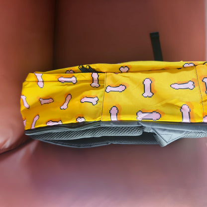 Pixel Cartoon Penis Backpack