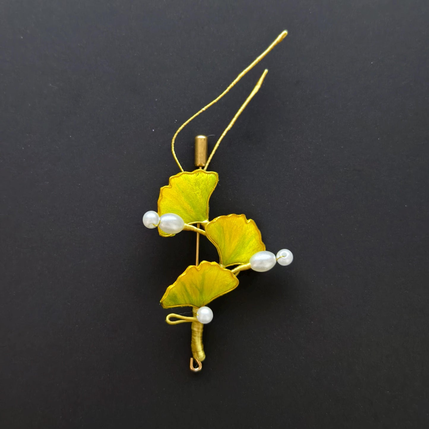 Antique Style Silk Flower Brooch Handmade Floral Brooch Pin for Women