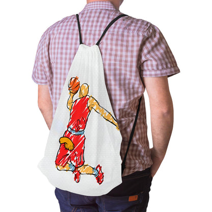 Basketball Drawstring Backpack