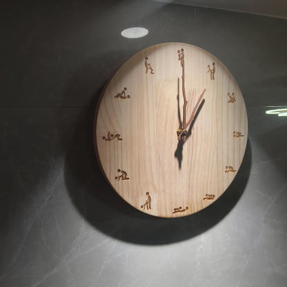Solid Wood Wall Clock