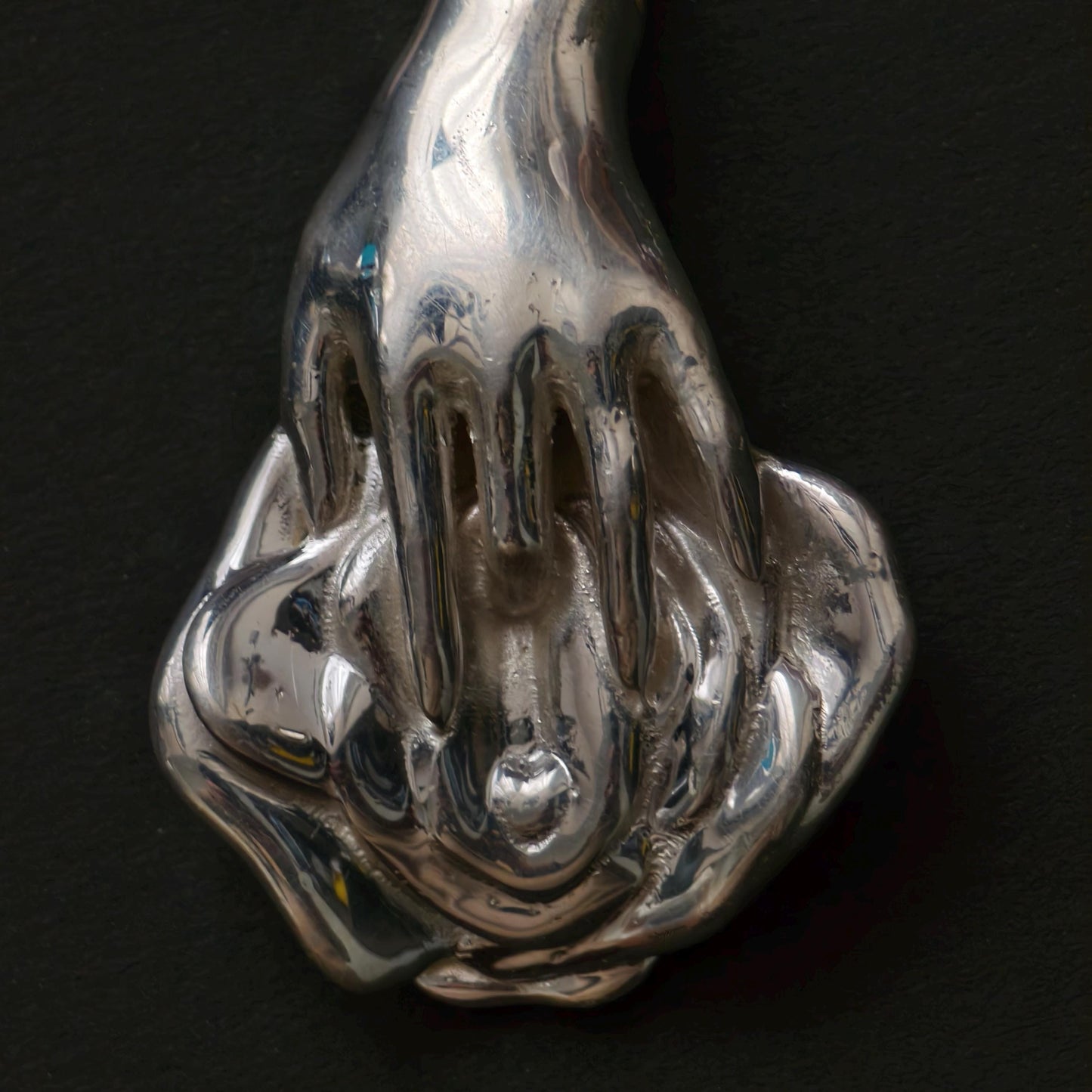Handmade Silver Nude Art Brooch