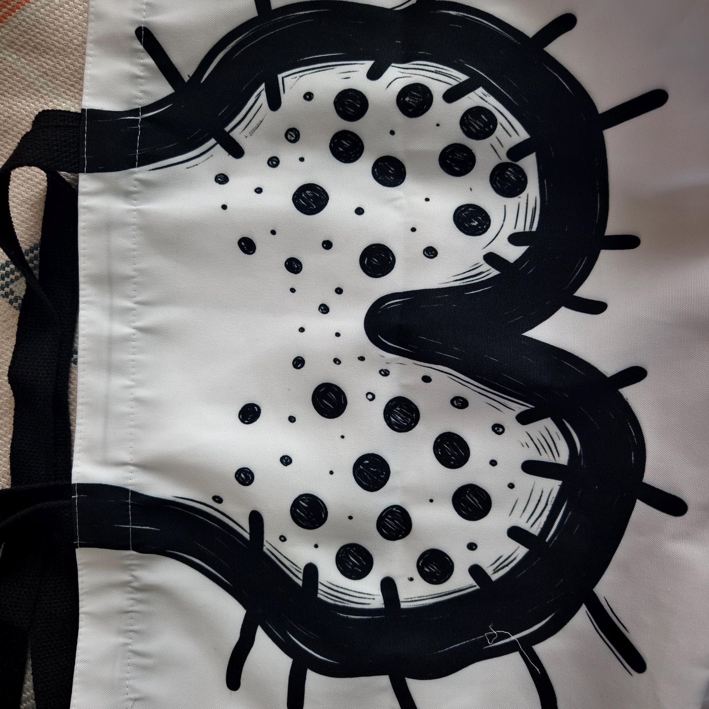 Penis Print Canvas Tote Bag