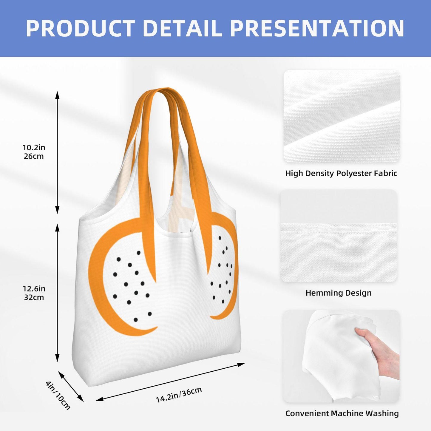 Penis Cartoon Canvas Tote – Naughty Humor Art Shoulder & Handbag, Fun Shopping Bag