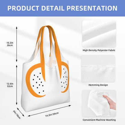 Penis Cartoon Canvas Tote – Naughty Humor Art Shoulder & Handbag, Fun Shopping Bag