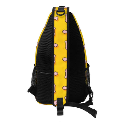 Pixel Penis Sling Bag – Funny Adult Humor Crossbody Bag