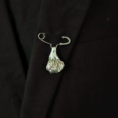 Handmade  Sterling Silver Brooch