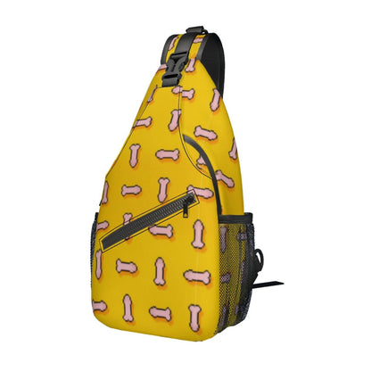 Pixel Penis Sling Bag – Funny Adult Humor Crossbody Bag