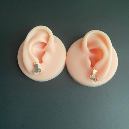 Titanium Steel Penis Earrings