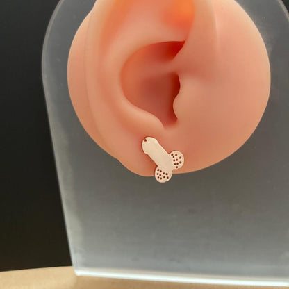 Titanium Steel Penis Earrings