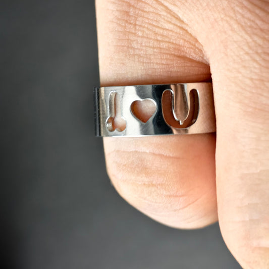 I Love You Symbol Ring