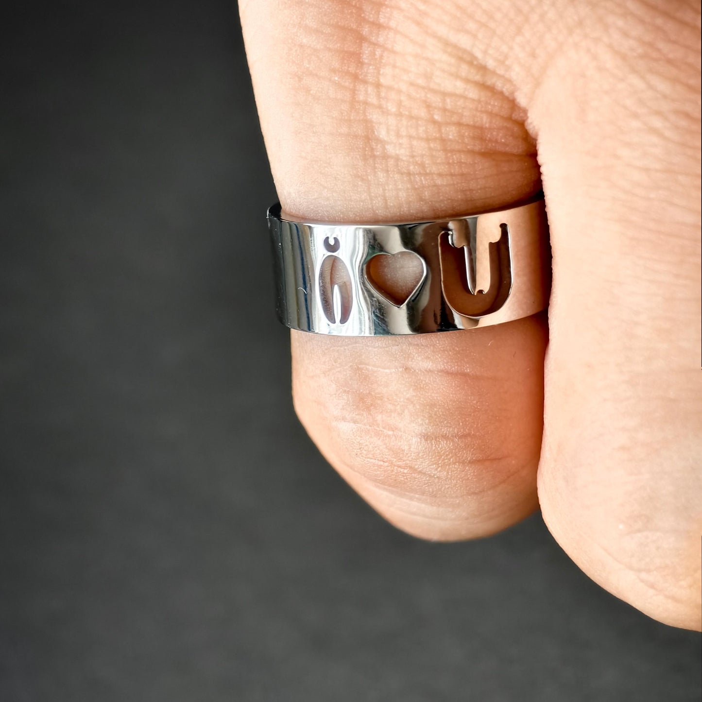 I Love You Symbol Ring